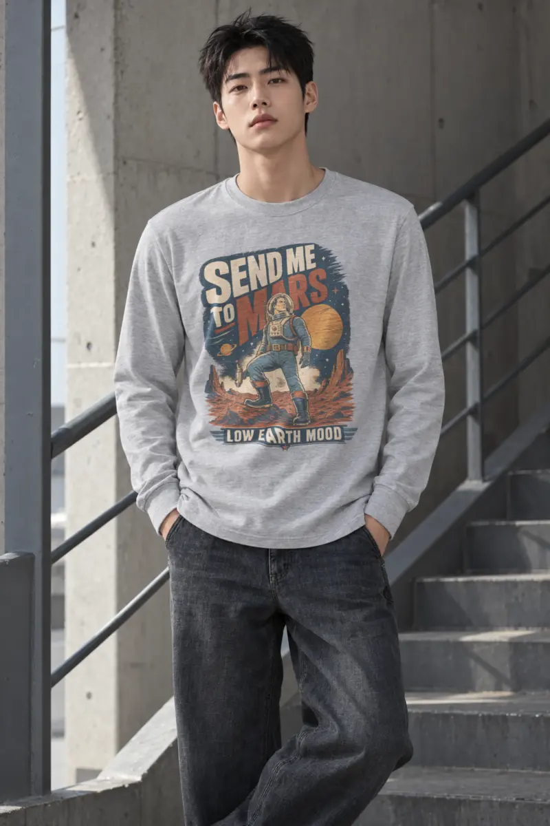 "Send Me To Mars" Unisex Longsleeve T-shirt