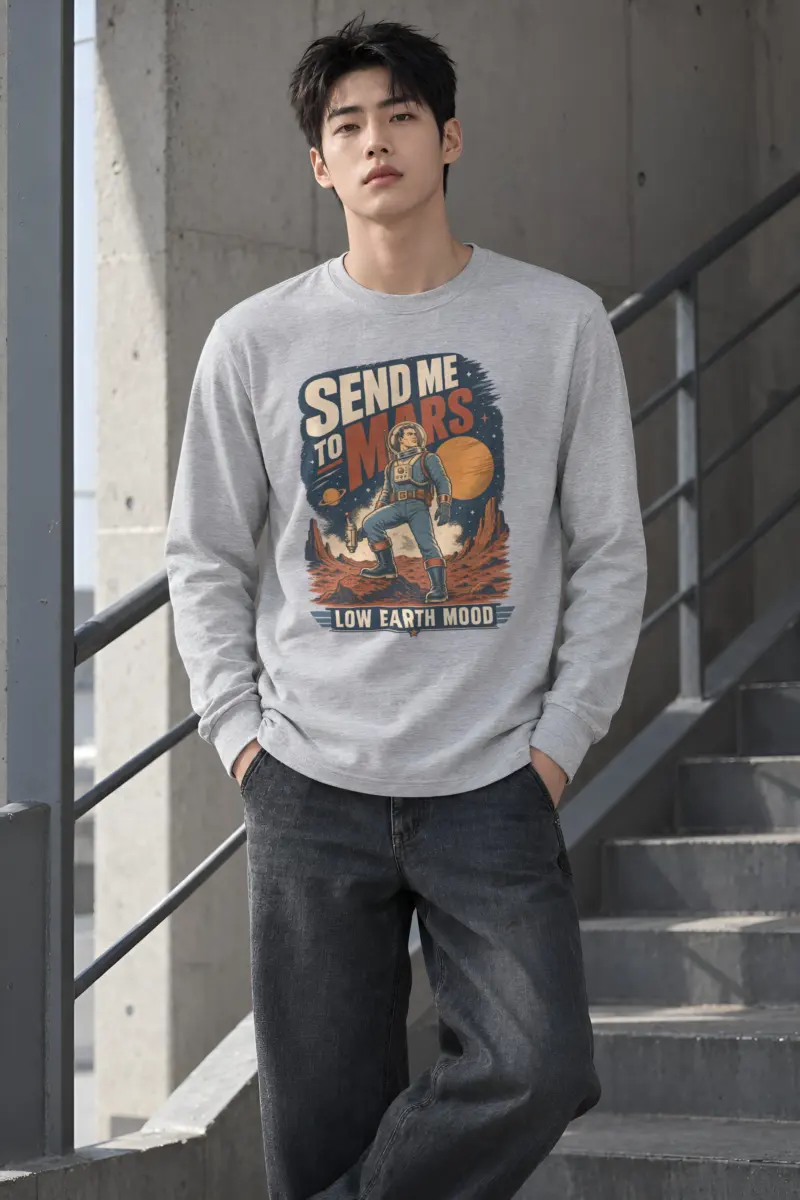 "Send Me To Mars" Unisex Longsleeve T-shirt