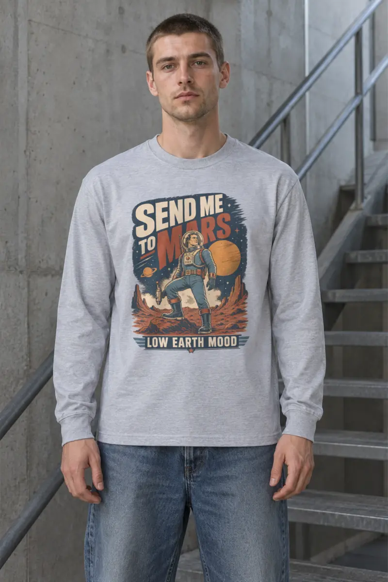 "Send Me To Mars" Unisex Longsleeve T-shirt