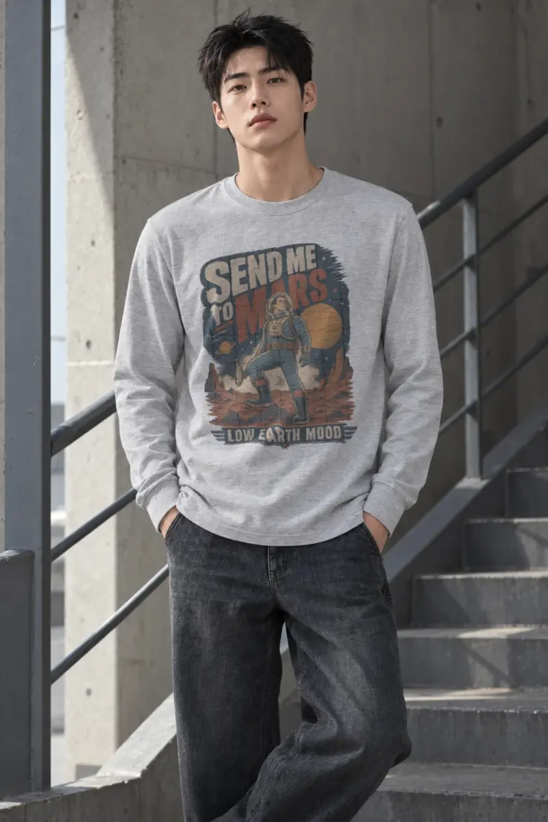 "Send Me To Mars" Unisex Longsleeve T-shirt