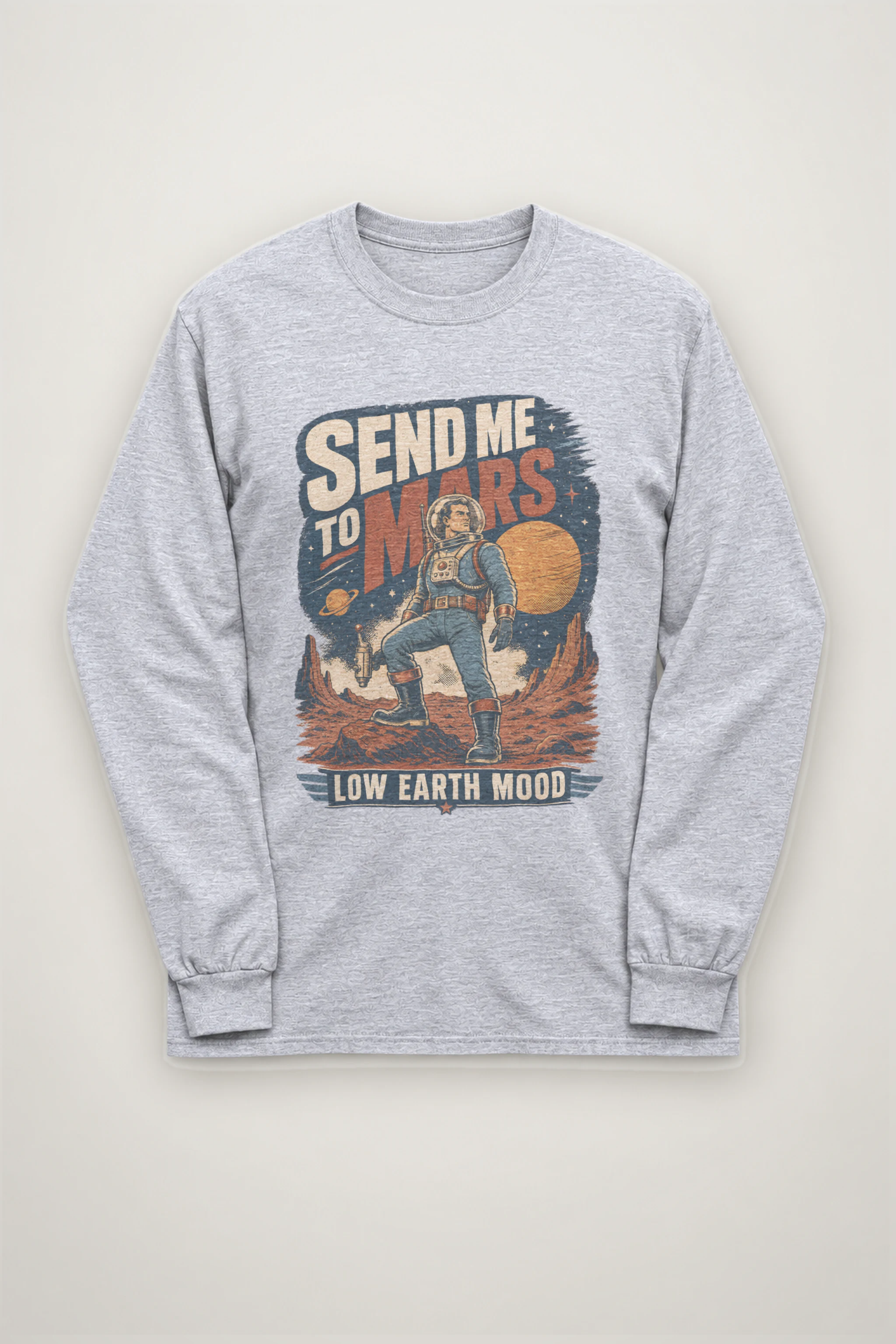 "Send Me To Mars" Unisex Longsleeve T-shirt