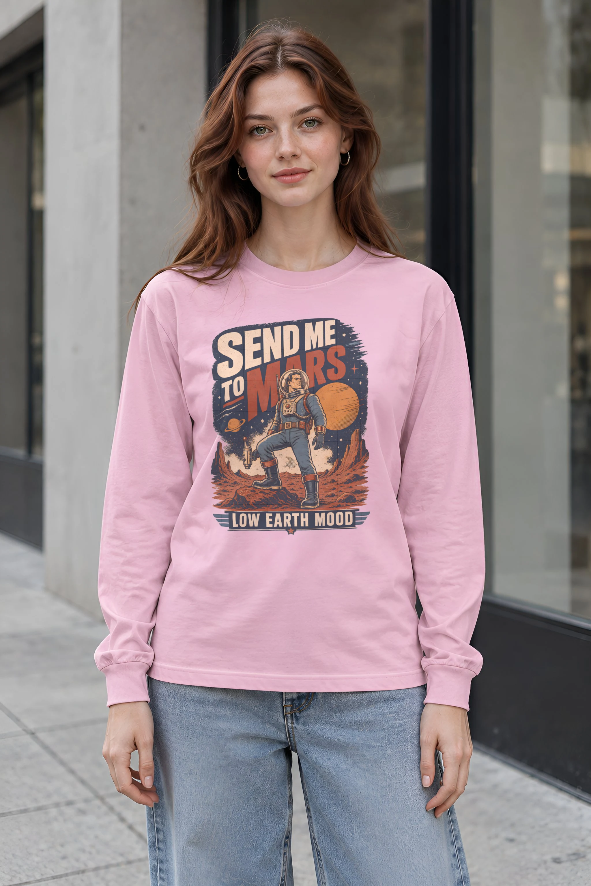 "Send Me To Mars" Unisex Longsleeve T-shirt