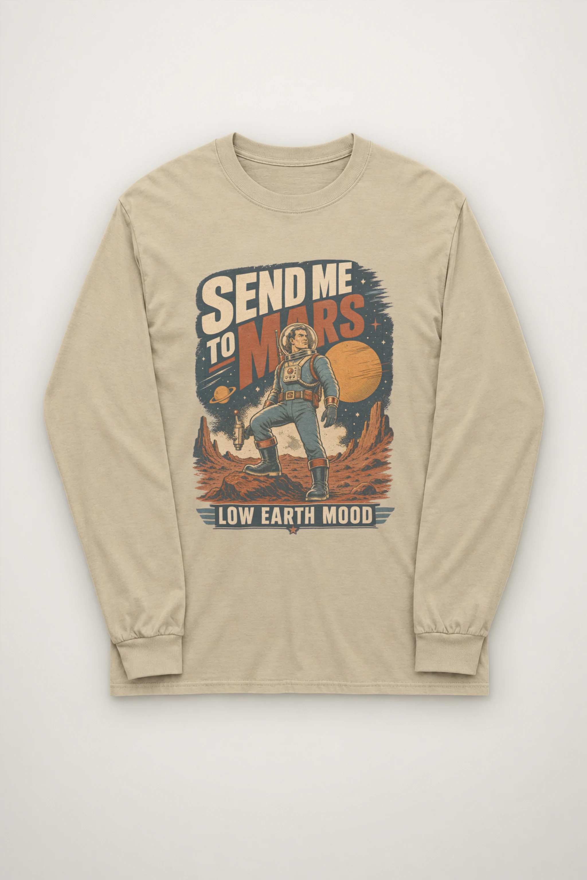 "Send Me To Mars" Unisex Longsleeve T-shirt