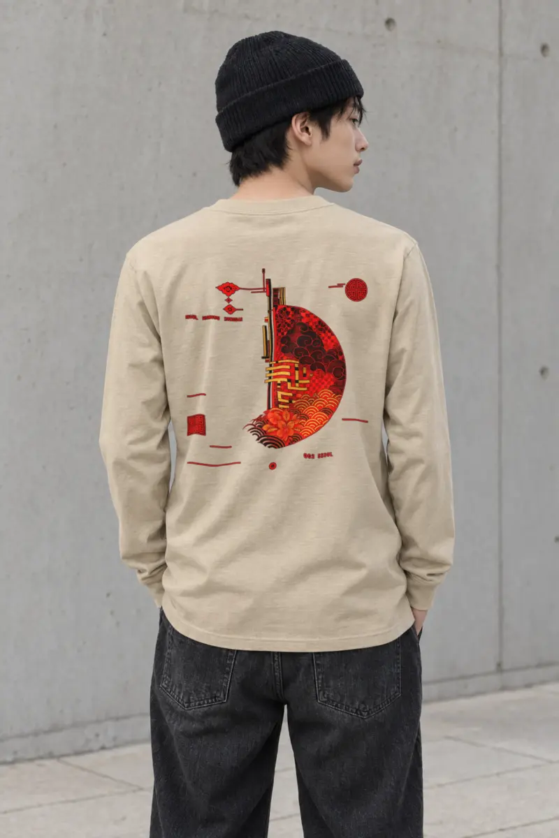"Seongsu Hongdae 002" Unisex Longsleeve T-shirt