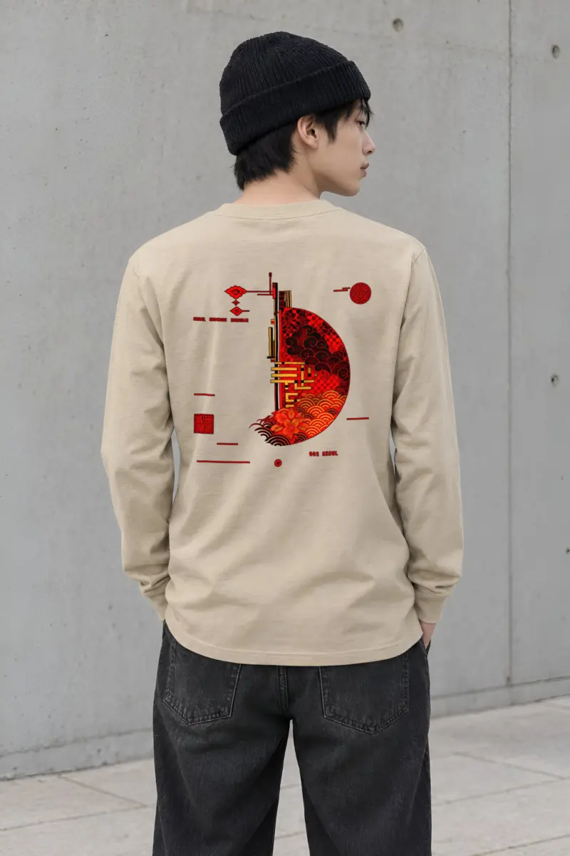 "Seongsu Hongdae 002" Unisex Longsleeve T-shirt