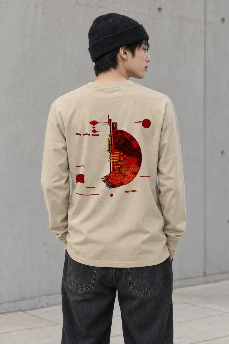 "Seongsu Hongdae 002" Unisex Longsleeve T-shirt