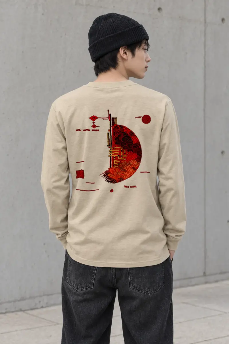 "Seongsu Hongdae 002" Unisex Longsleeve T-shirt | Gildan 2400