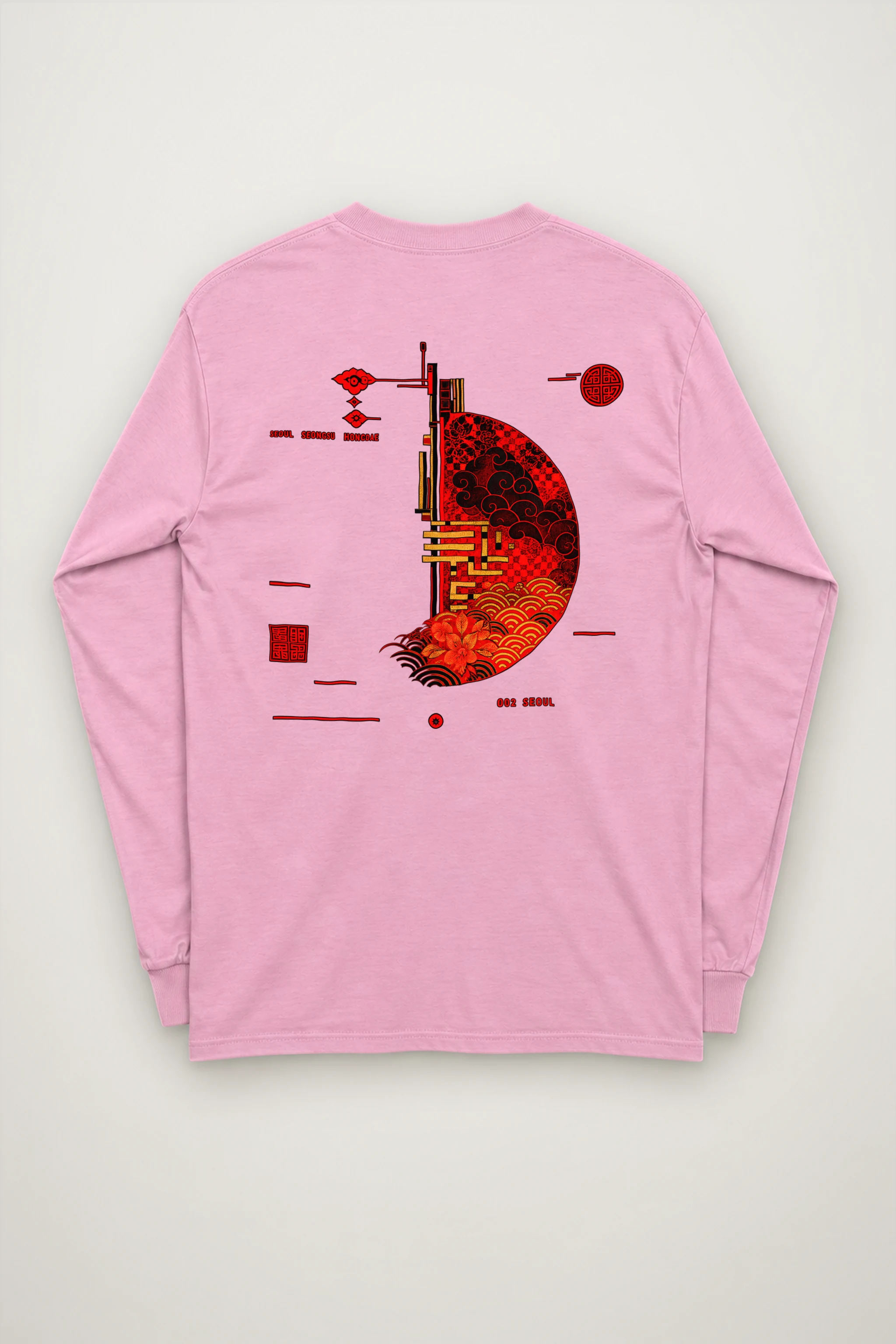 "Seongsu Hongdae 002" Unisex Longsleeve T-shirt