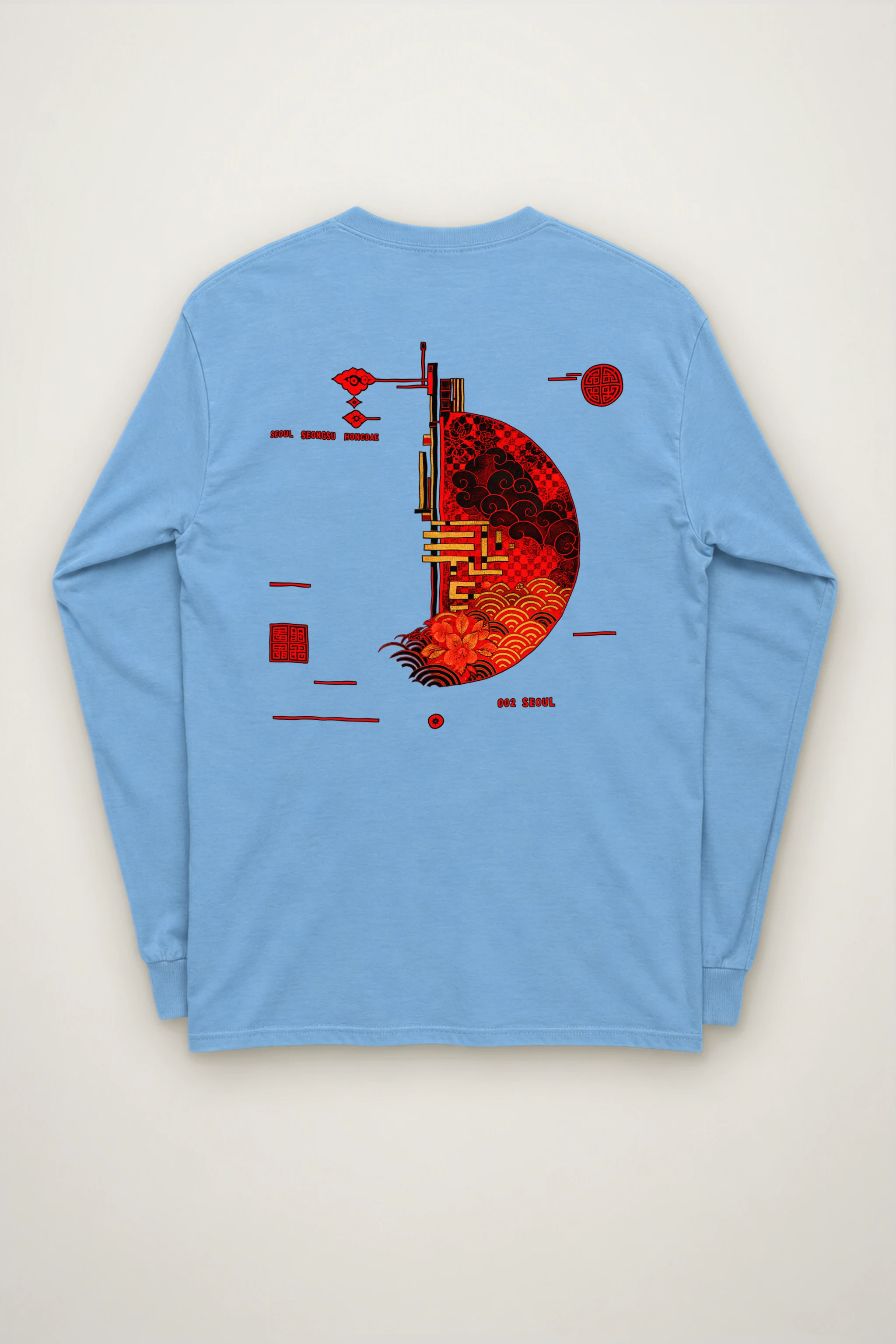 "Seongsu Hongdae 002" Unisex Longsleeve T-shirt