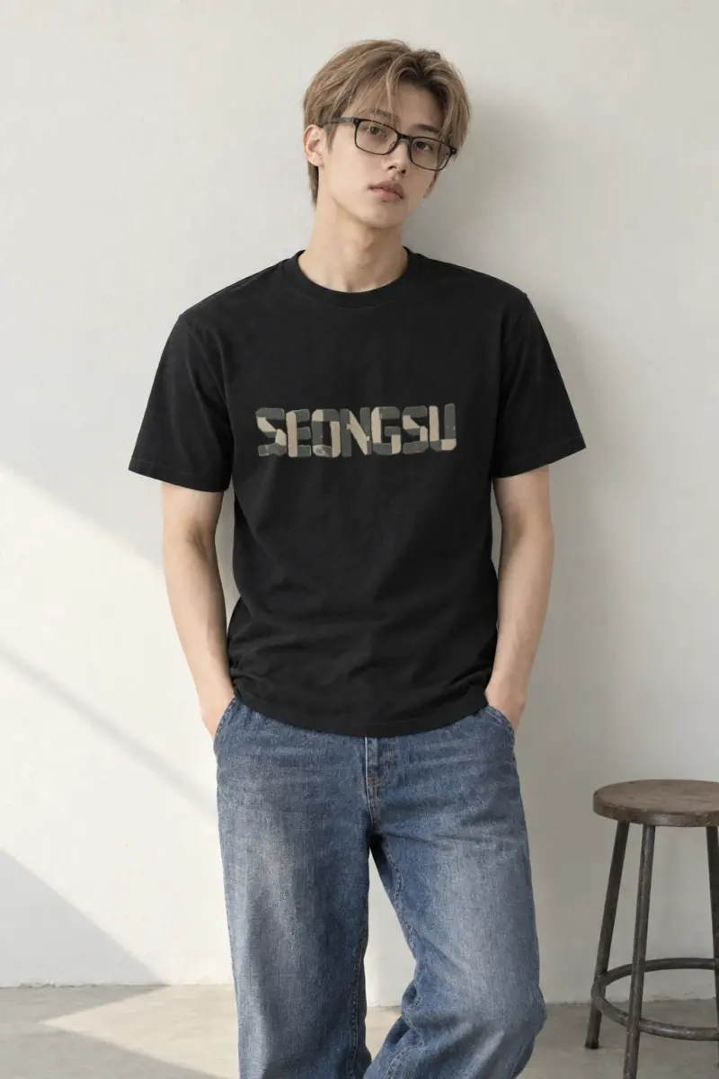 "Seongsu Joinery" Heavyweight Unisex Crewneck T-shirt