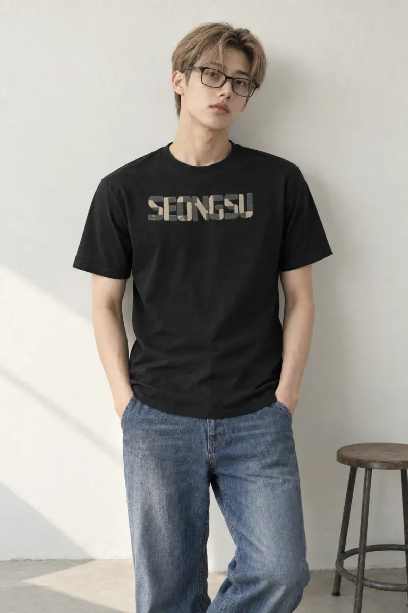 "Seongsu Joinery" Heavyweight Unisex Crewneck T-shirt