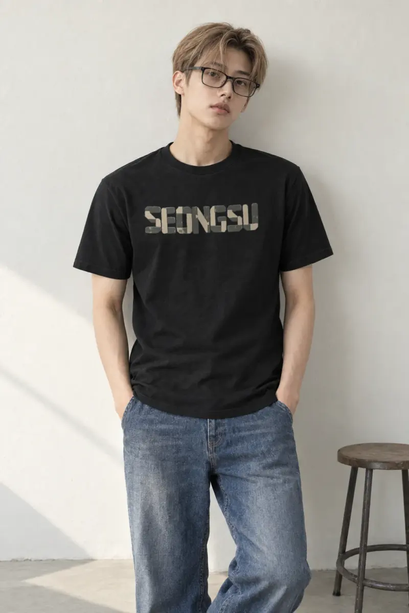 "Seongsu Joinery" Heavyweight Unisex Crewneck T-shirt