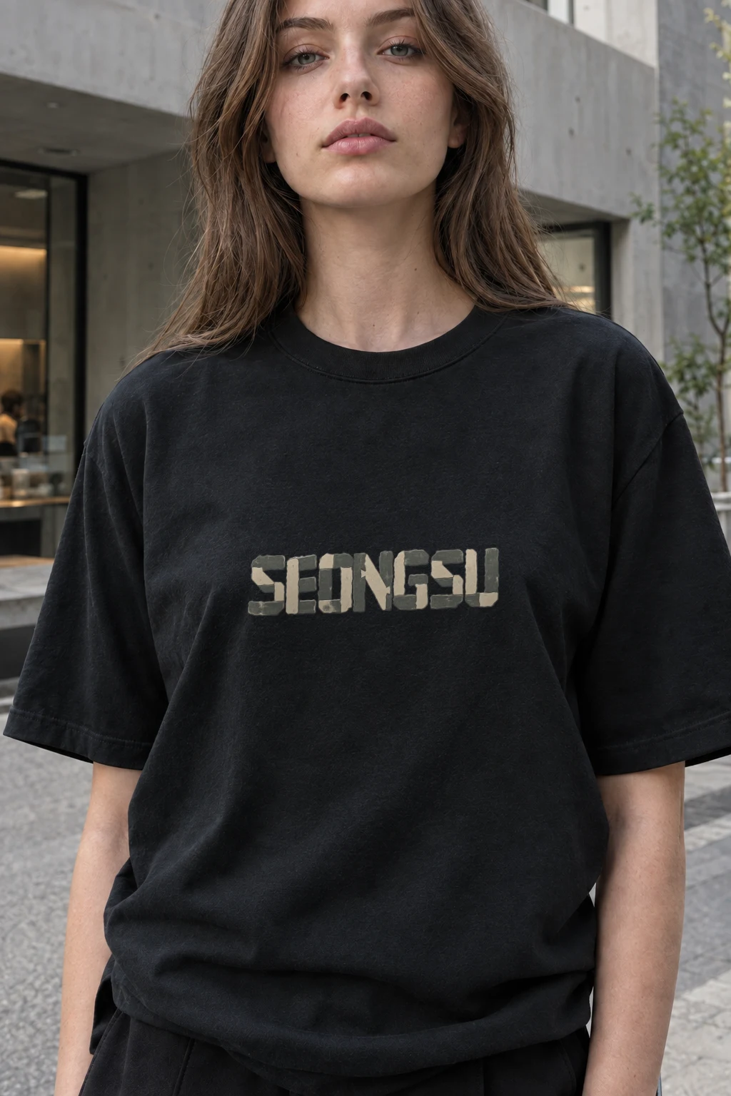 "Seongsu Joinery" Heavyweight Unisex Crewneck T-shirt | Gildan 5000
