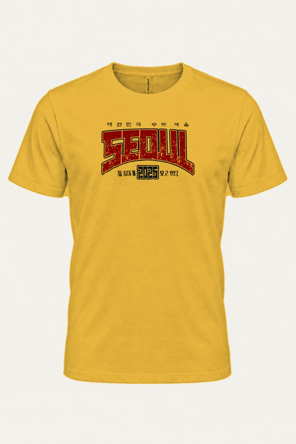 "Seoul 2023 Emblem" Heavyweight Unisex Crewneck T-shirt | Gildan 5000