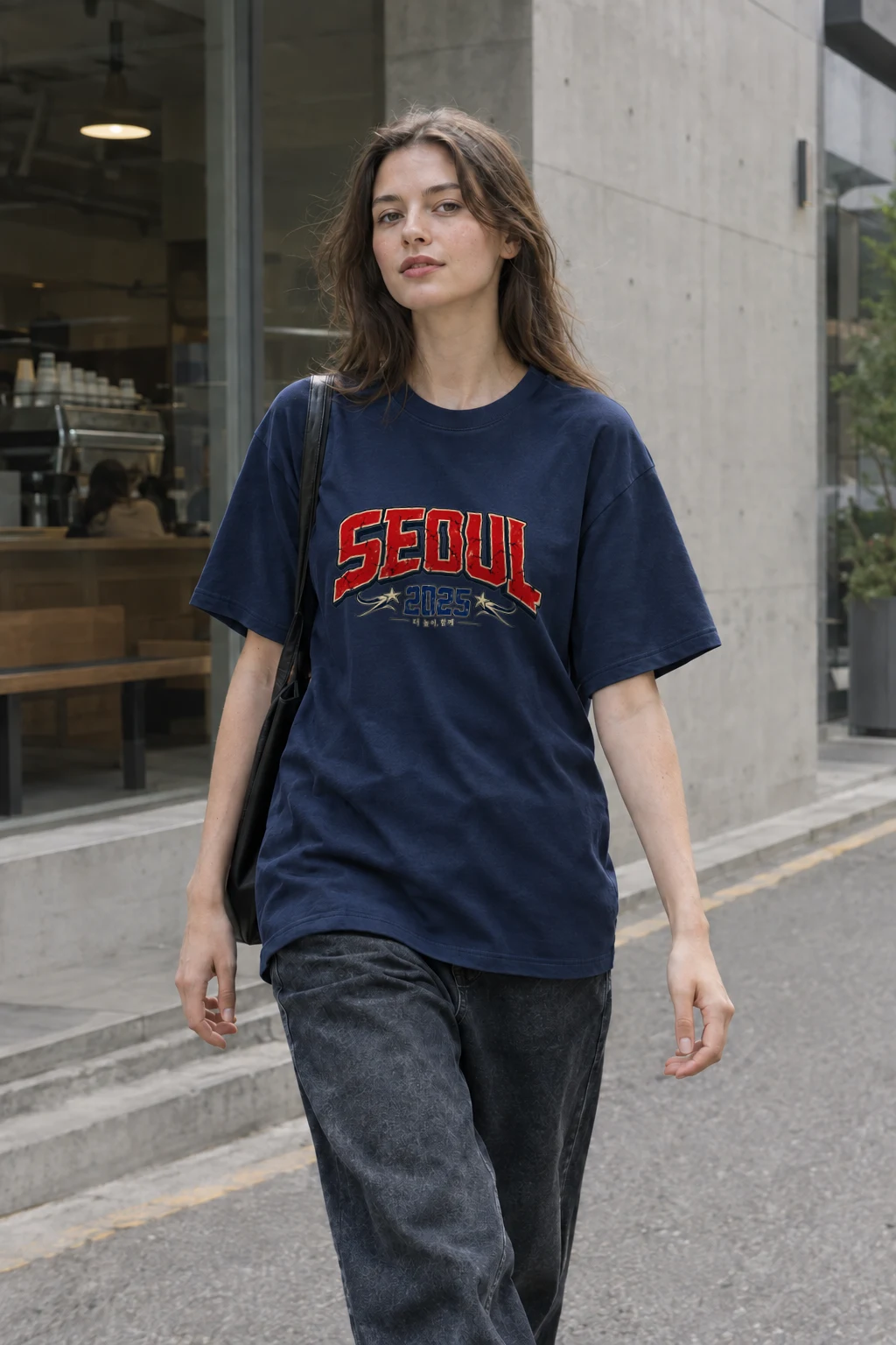 "Seoul 2025 Emblem" Heavyweight Unisex Crewneck T-shirt | Gildan 5000