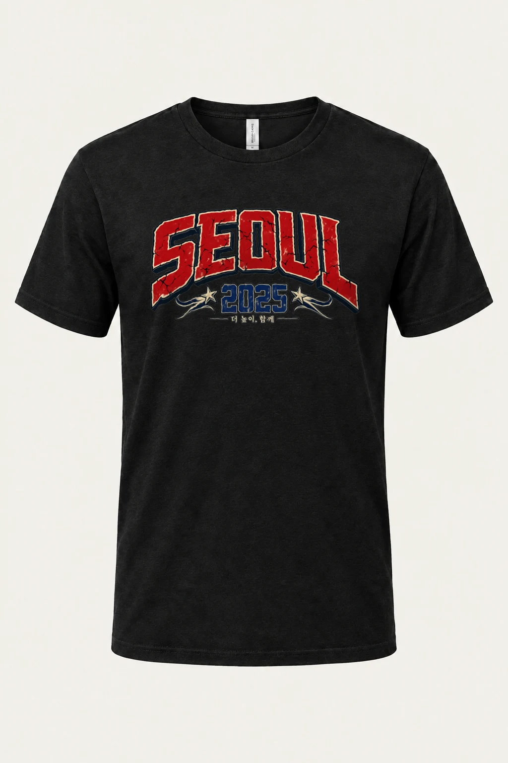"Seoul 2025 Emblem" Heavyweight Unisex Crewneck T-shirt | Gildan 5000
