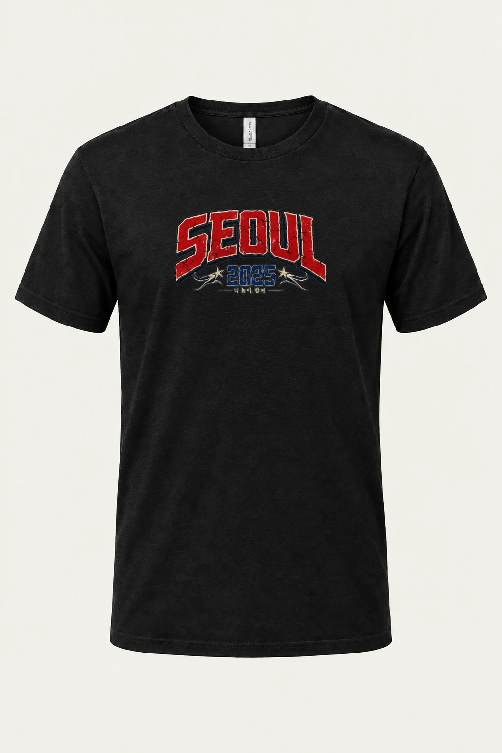 "Seoul 2025 Emblem" Heavyweight Unisex Crewneck T-shirt | Gildan 5000