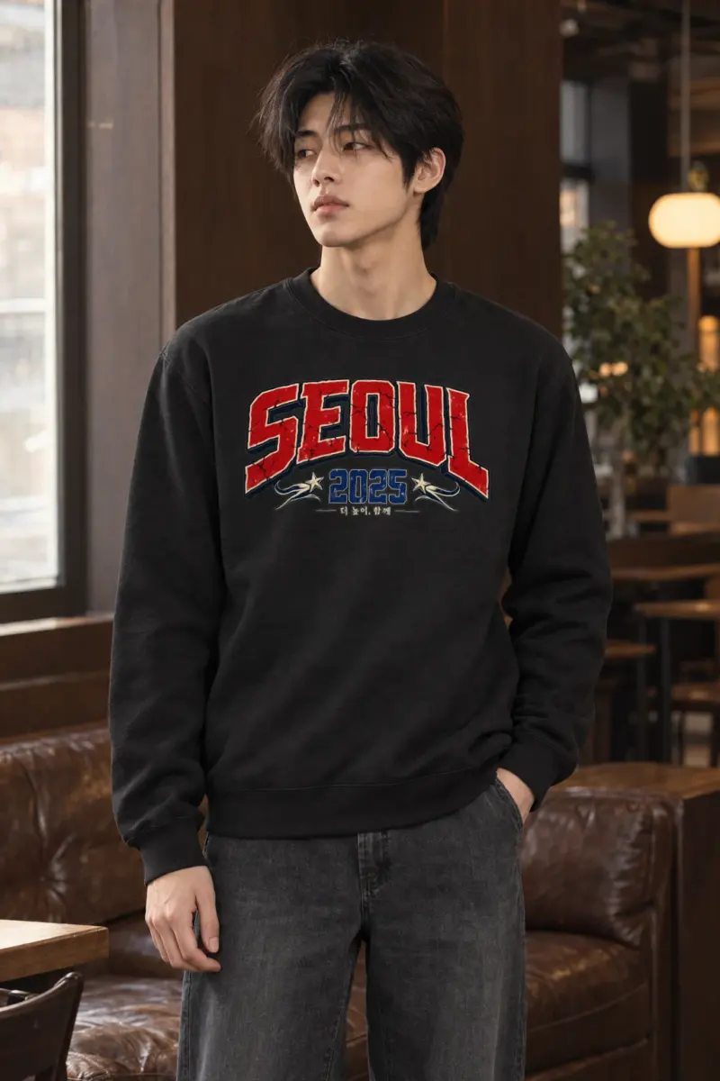 "Seoul 2025" Heavy Blend Unisex Crewneck Sweatshirt | Gildan 18000