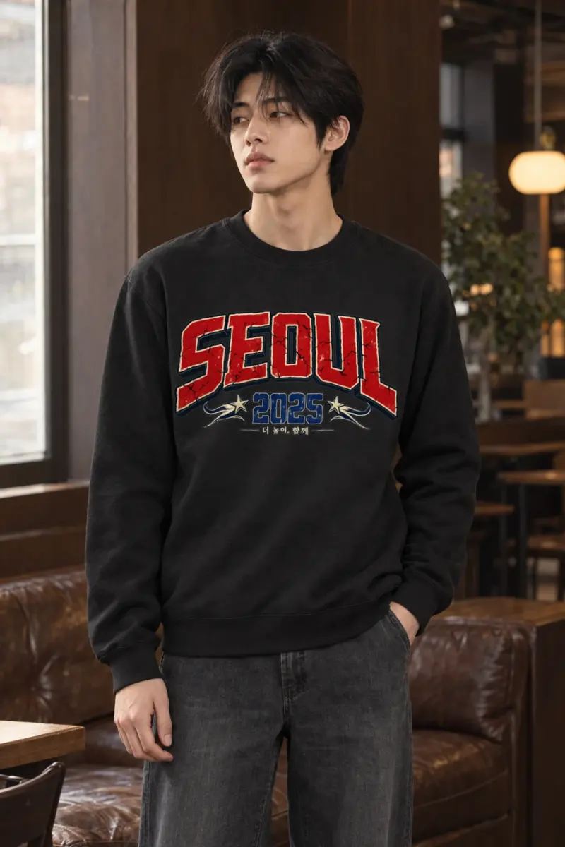"Seoul 2025" Heavy Blend Unisex Crewneck Sweatshirt