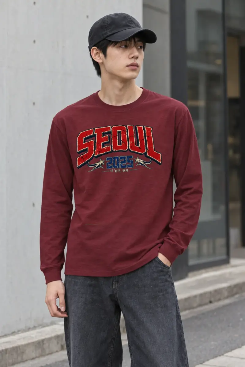"Seoul 2025" Unisex Longsleeve T-shirt | Gildan 2400