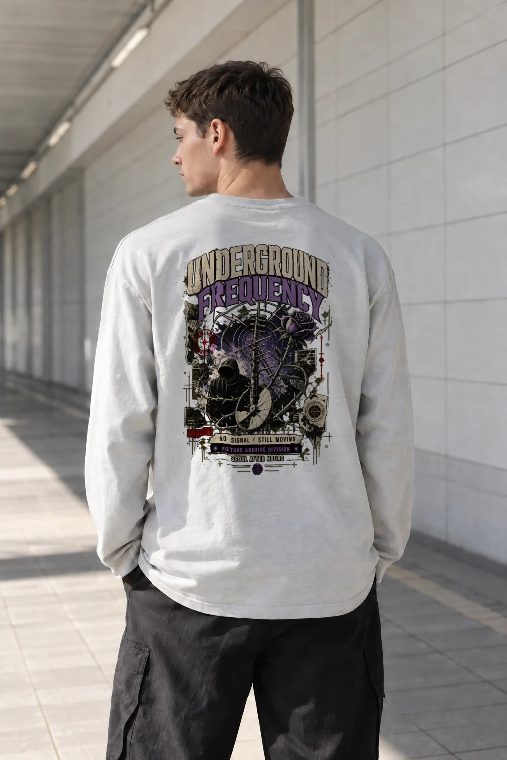 "Seoul After Hours" Unisex Longsleeve T-shirt | Gildan 2400