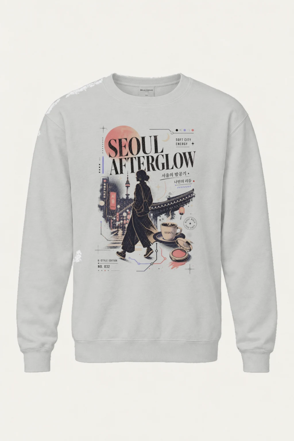 "Seoul Afterglow" Heavy Blend Unisex Crewneck Sweatshirt | Gildan 18000