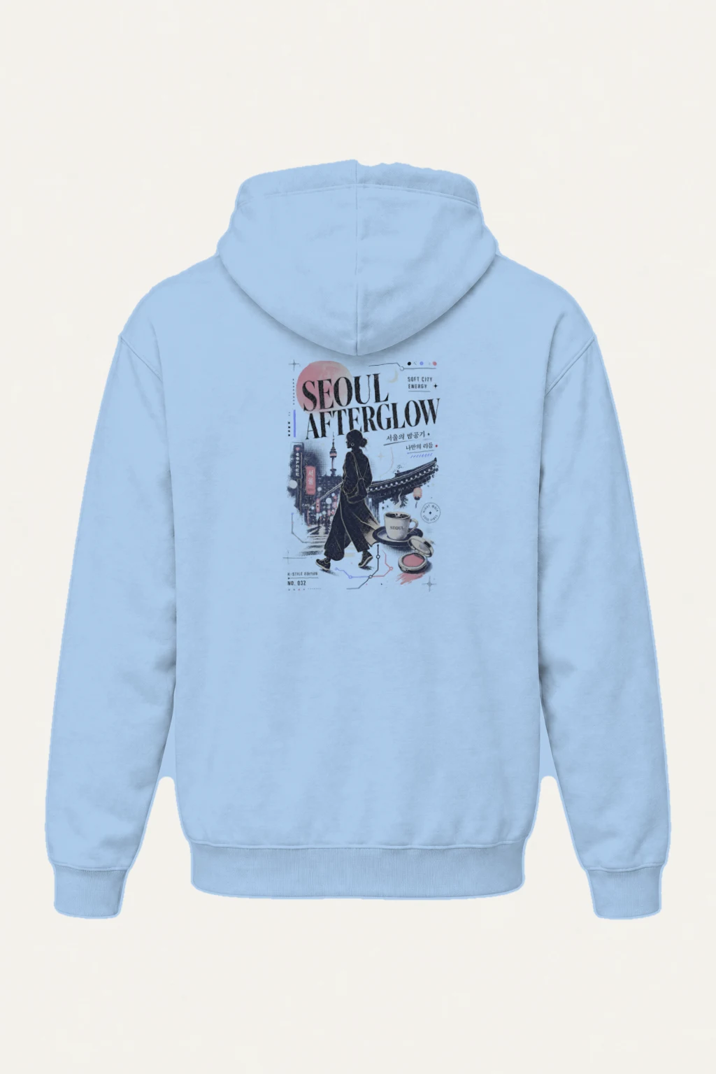 "Seoul Afterglow" Heavy Blend Unisex Pullover Hoodie | Gildan 18500