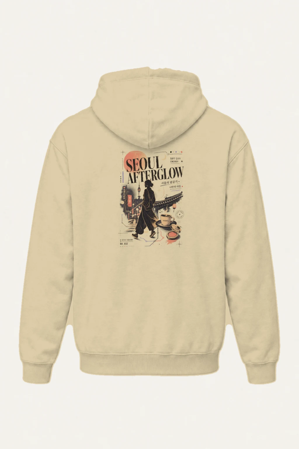 "Seoul Afterglow" Heavy Blend Unisex Pullover Hoodie | Gildan 18500