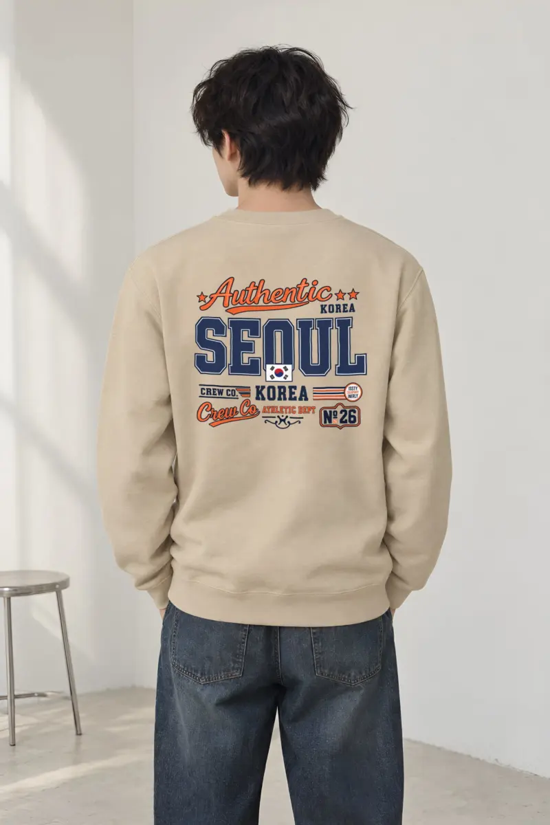 "Seoul Athletic Dept" Heavy Blend Unisex Crewneck Sweatshirt