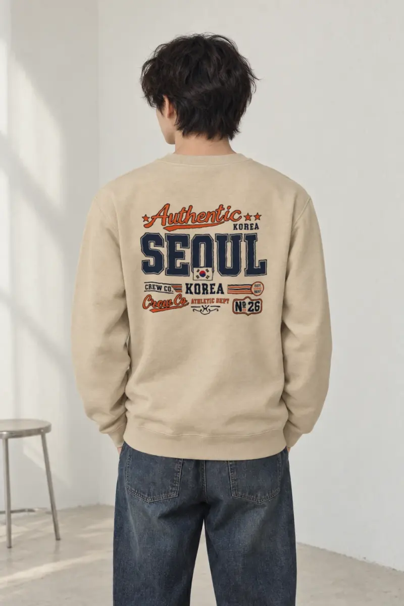 "Seoul Athletic Dept" Heavy Blend Unisex Crewneck Sweatshirt