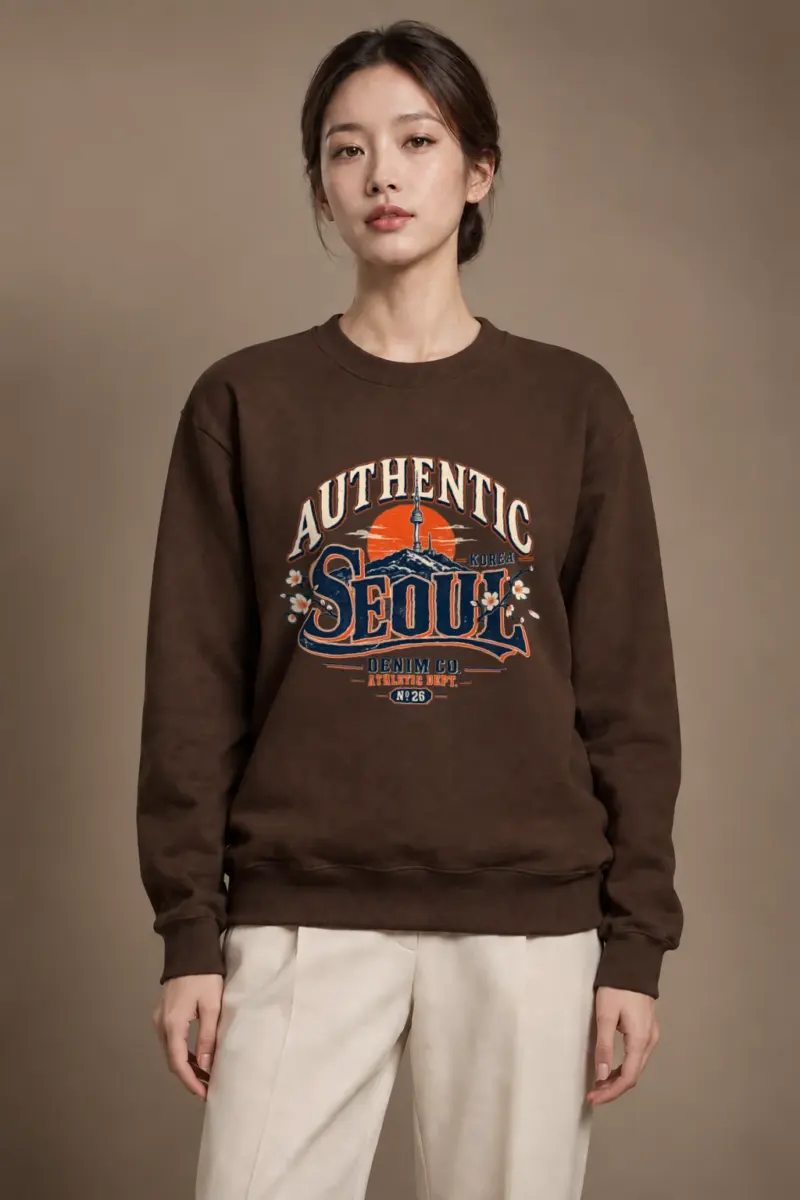 "Seoul Athletic Dept." Heavy Blend Unisex Crewneck Sweatshirt