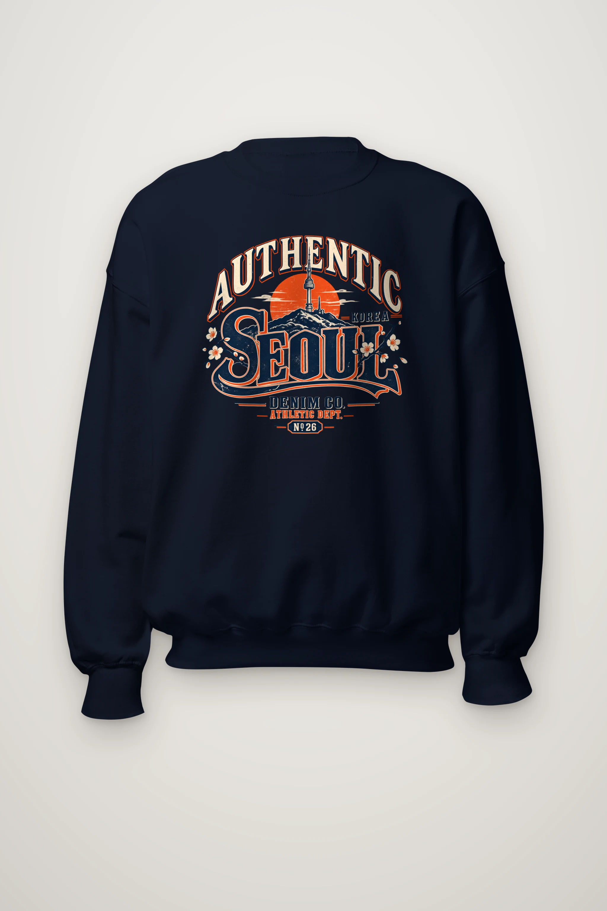 "Seoul Athletic Dept." Heavy Blend Unisex Crewneck Sweatshirt