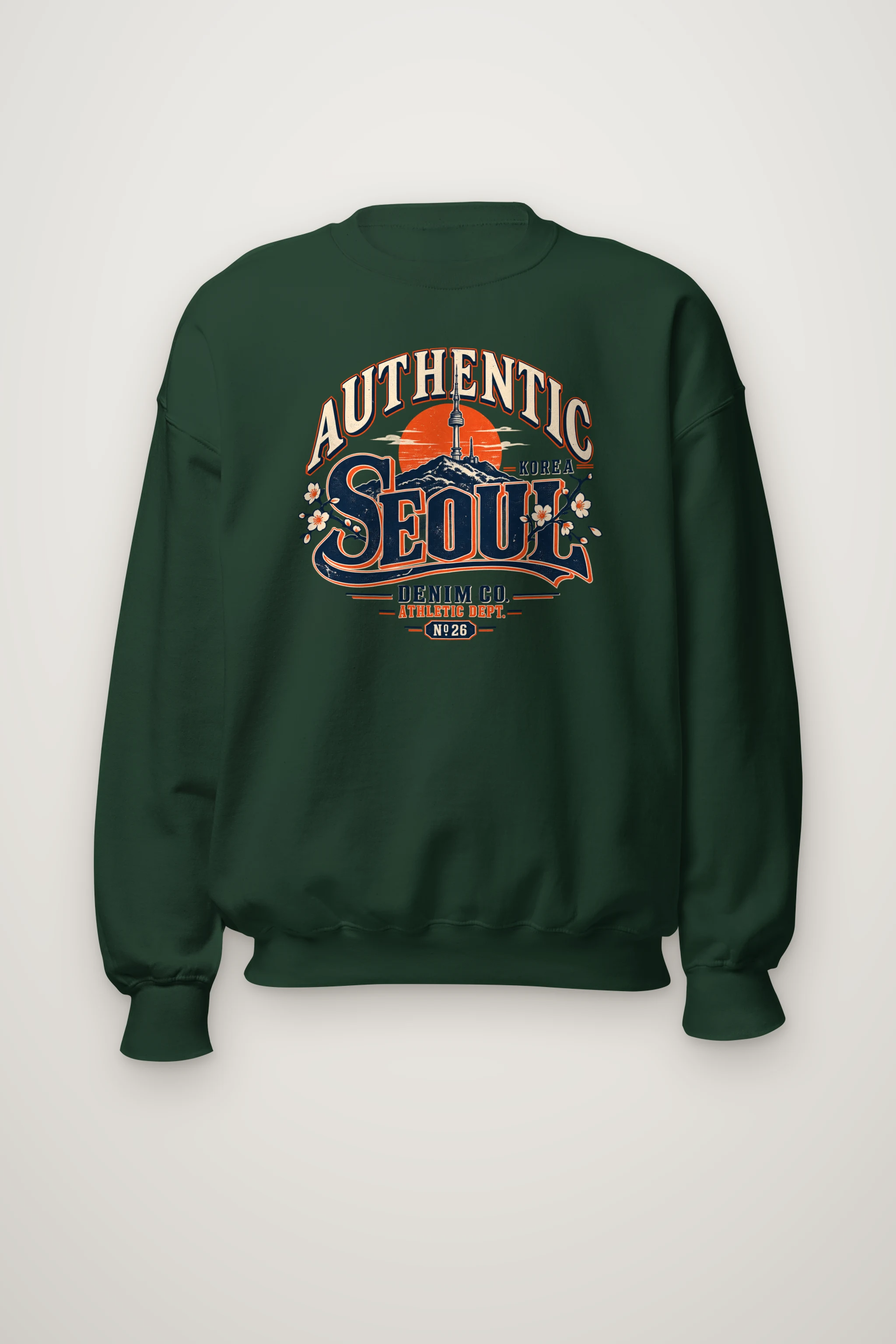 "Seoul Athletic Dept." Heavy Blend Unisex Crewneck Sweatshirt