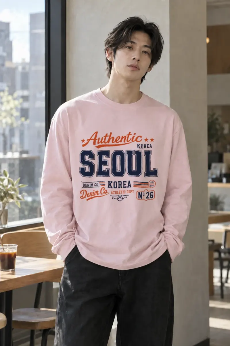 "Seoul Athletic Dept" Unisex Longsleeve T-shirt | Gildan 2400