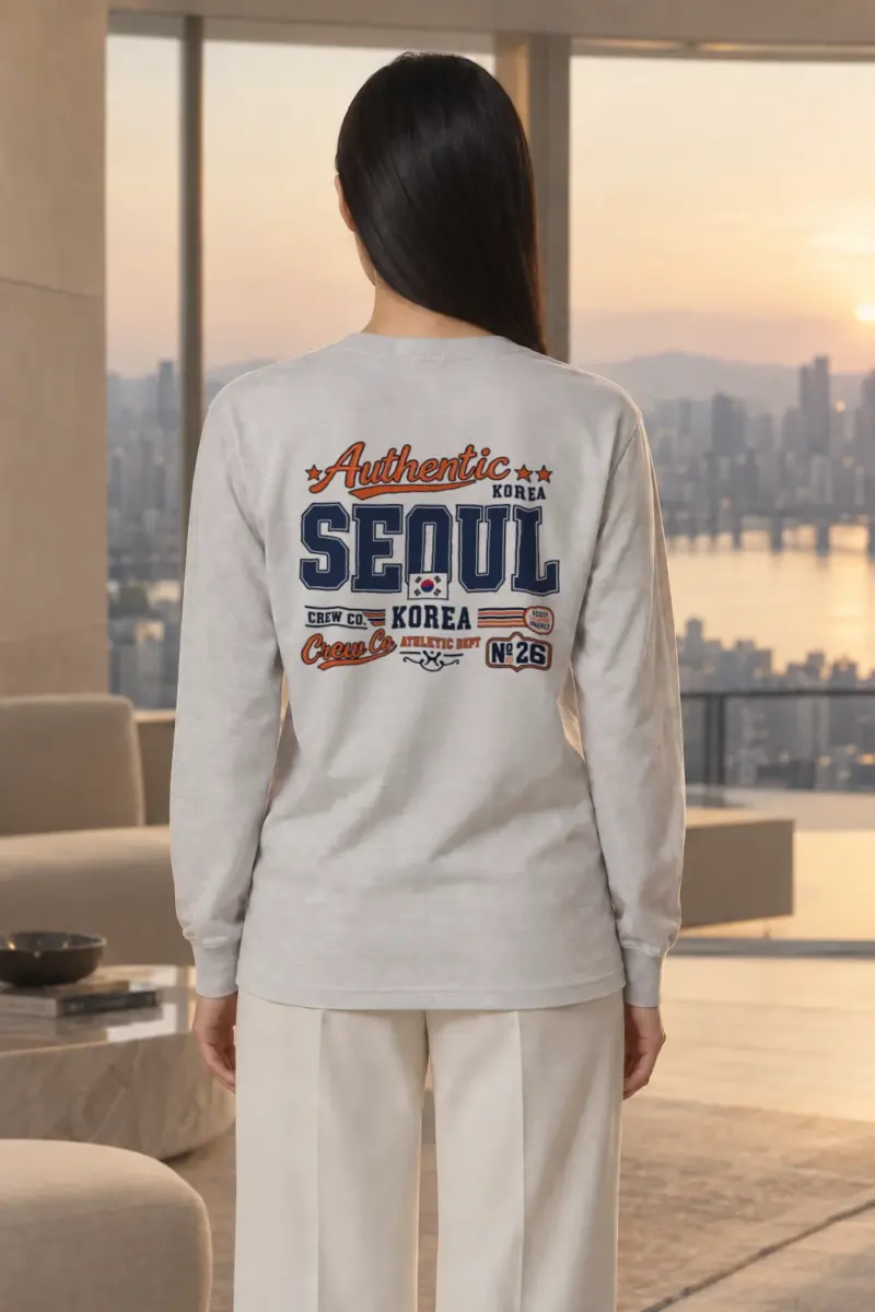 "Seoul Athletic Dept" Unisex Longsleeve T-shirt | Gildan 2400
