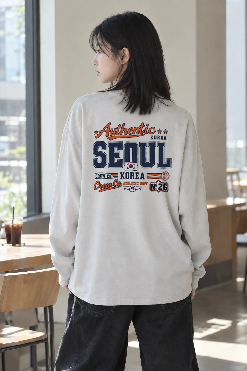 "Seoul Athletic Dept" Unisex Longsleeve T-shirt | Gildan 2400
