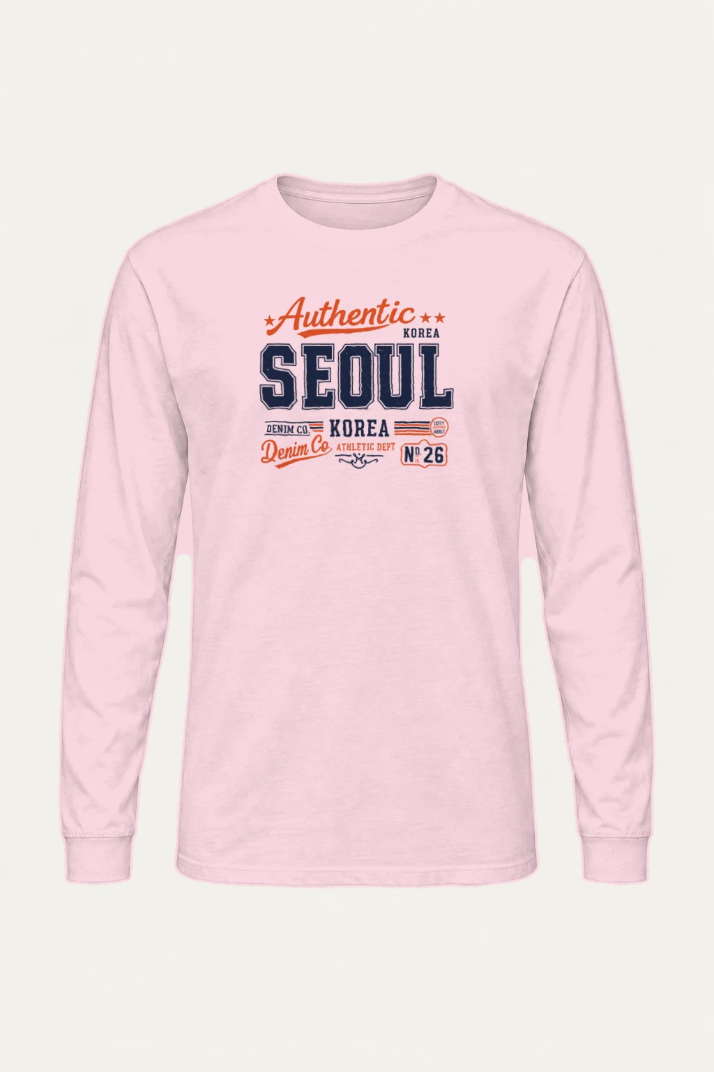 "Seoul Athletic Dept" Unisex Longsleeve T-shirt | Gildan 2400