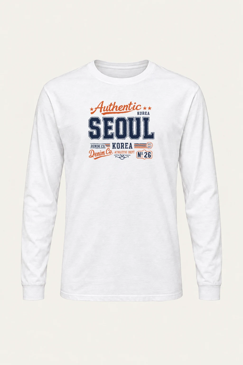 "Seoul Athletic Dept" Unisex Longsleeve T-shirt | Gildan 2400