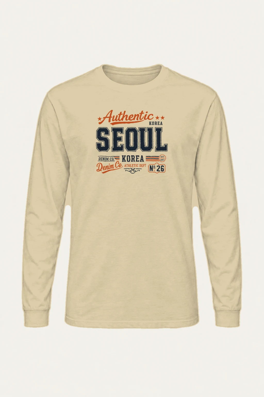 "Seoul Athletic Dept" Unisex Longsleeve T-shirt | Gildan 2400
