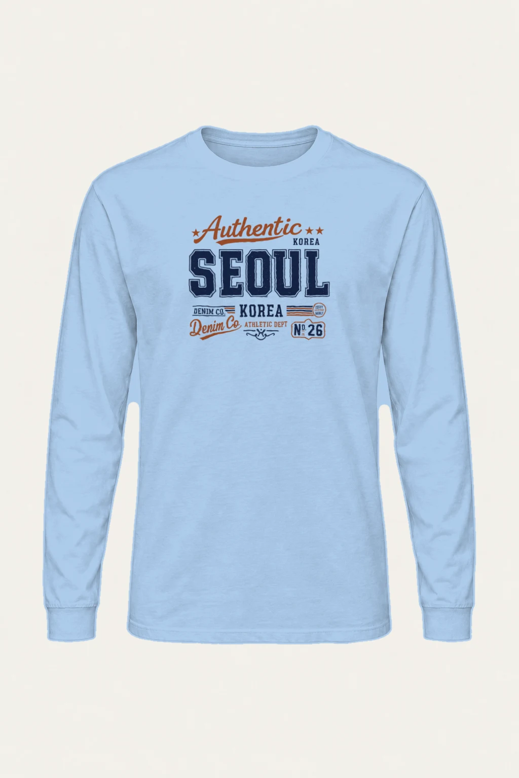 "Seoul Athletic Dept" Unisex Longsleeve T-shirt | Gildan 2400