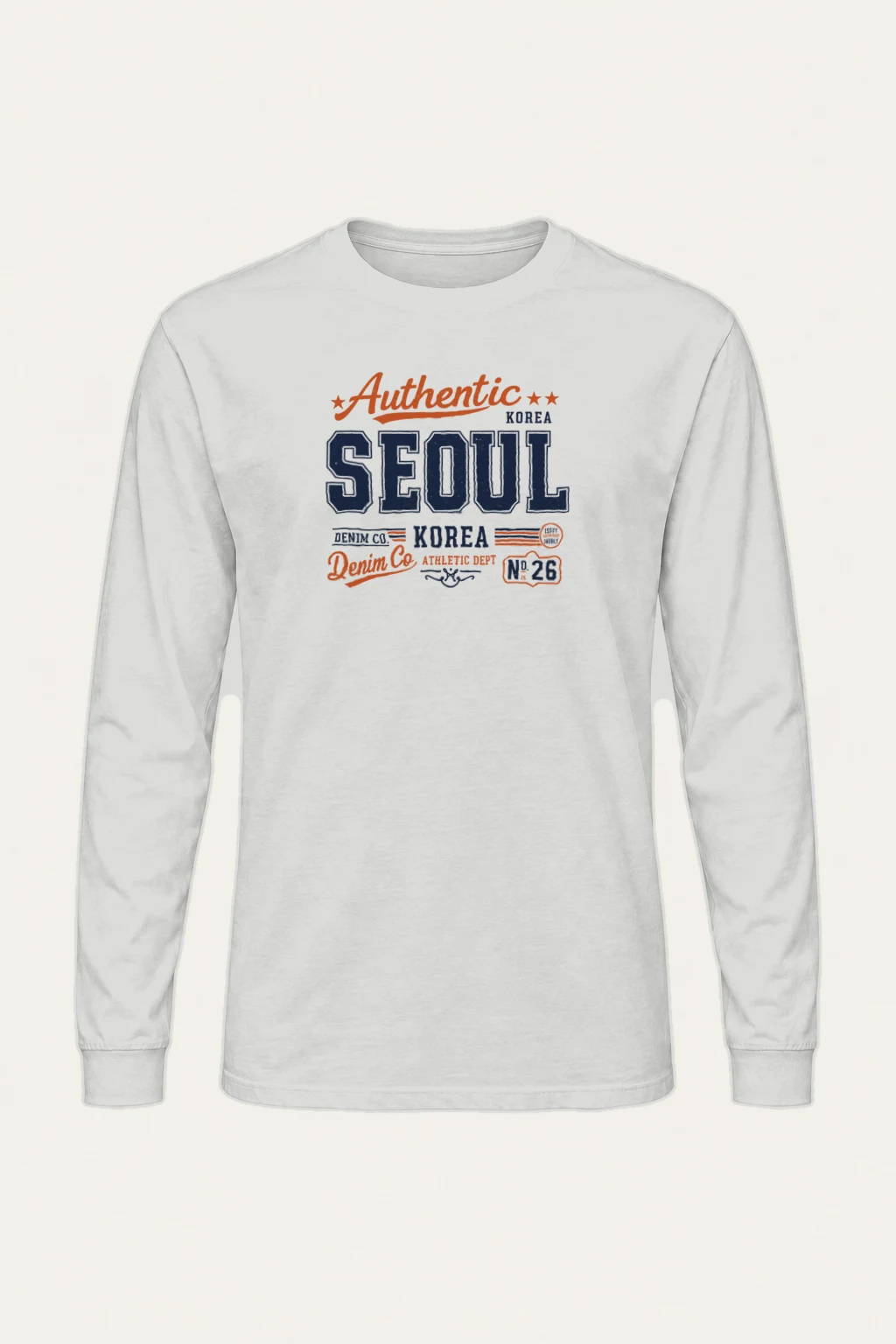 "Seoul Athletic Dept" Unisex Longsleeve T-shirt | Gildan 2400