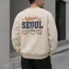 "Seoul Athletic Dept" Unisex Sponge Fleece Crewneck Sweatshirt | Bella + Canvas 3901