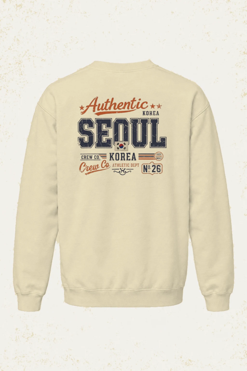 "Seoul Athletic Dept" Unisex Sponge Fleece Crewneck Sweatshirt | Bella + Canvas 3901
