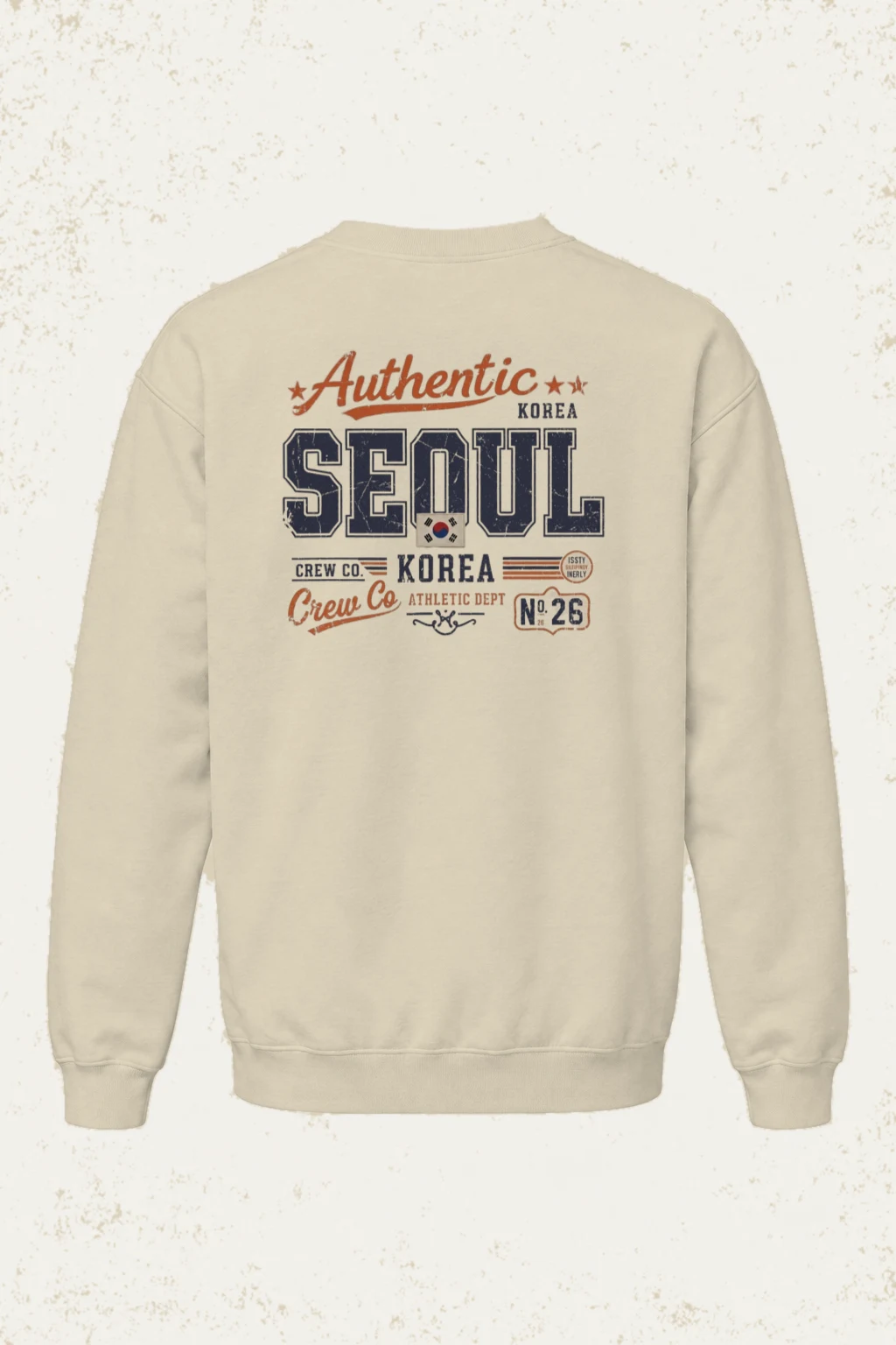 "Seoul Athletic Dept" Unisex Sponge Fleece Crewneck Sweatshirt | Bella + Canvas 3901