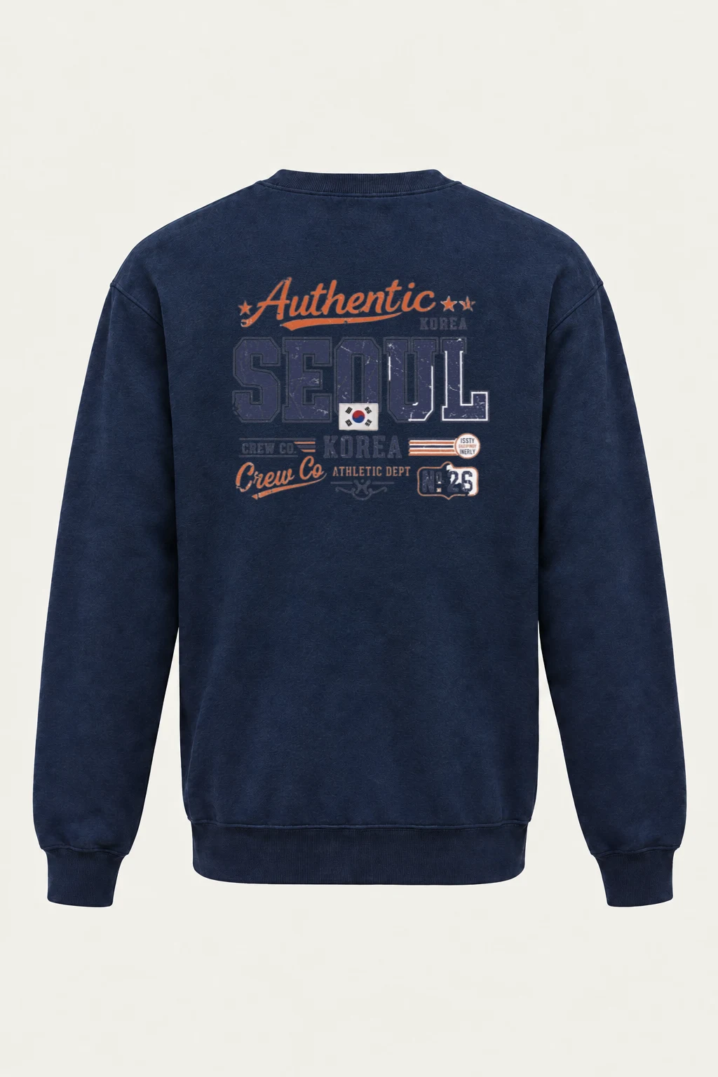 "Seoul Athletic Dept" Unisex Sponge Fleece Crewneck Sweatshirt | Bella + Canvas 3901