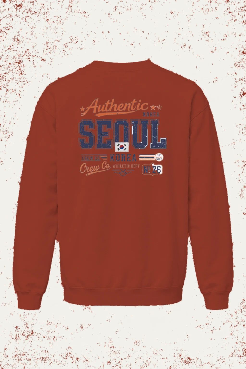 "Seoul Athletic Dept" Unisex Sponge Fleece Crewneck Sweatshirt | Bella + Canvas 3901