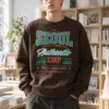 "Seoul Athletics Department" Heavy Blend Unisex Crewneck Sweatshirt | Gildan 18000