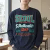 "Seoul Athletics Department" Unisex Longsleeve T-shirt | Gildan 2400