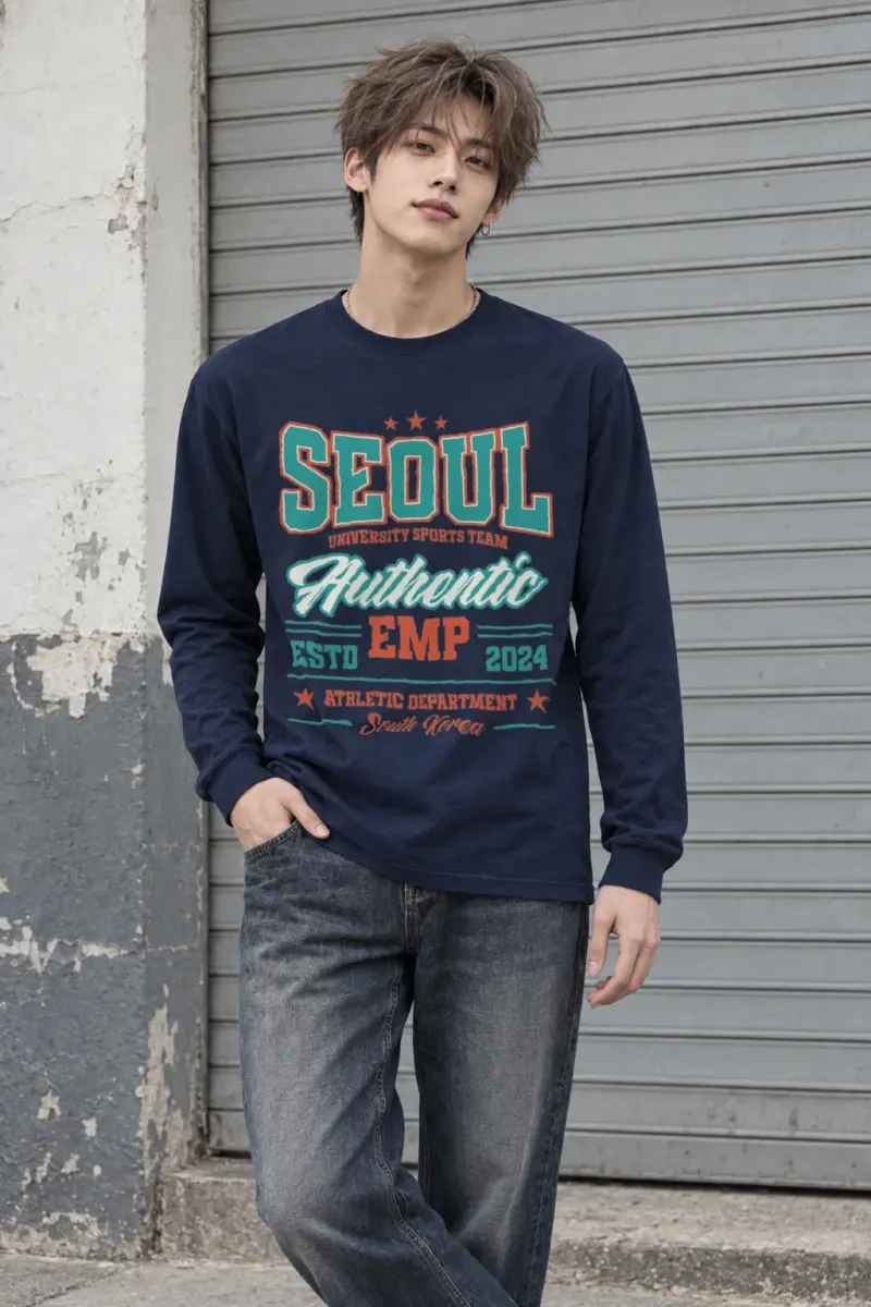 "Seoul Athletics Department" Unisex Longsleeve T-shirt