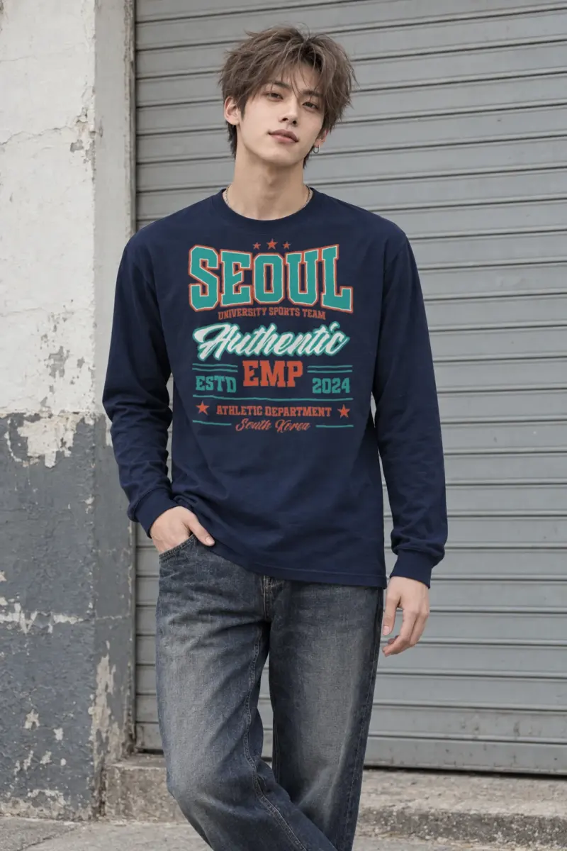 "Seoul Athletics Department" Unisex Longsleeve T-shirt